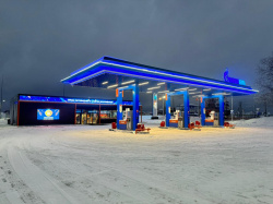 В Киржачском районе открылась новая АЗС "Газпромнефть"